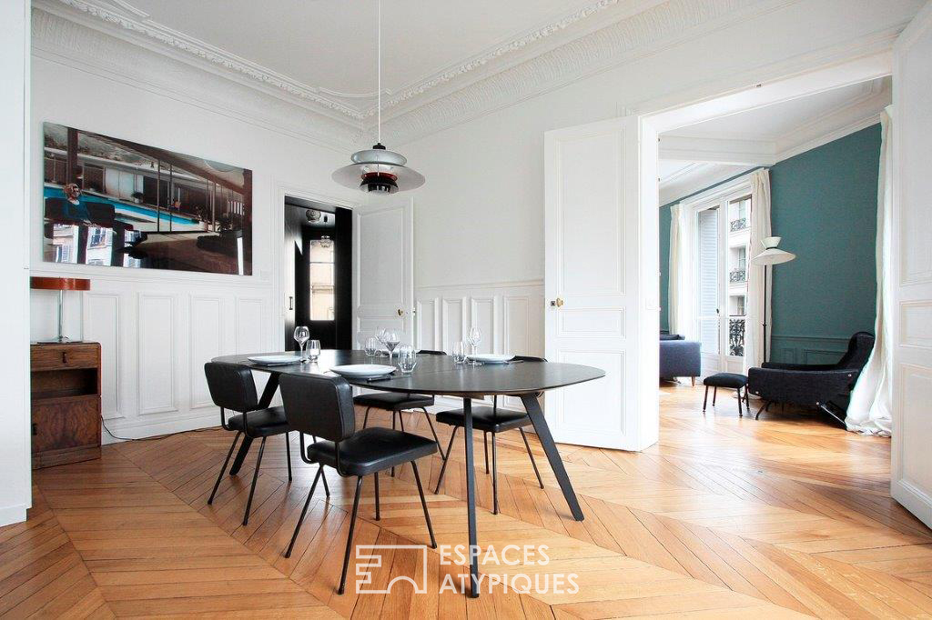 Haussmannian apartment revisited by an architect