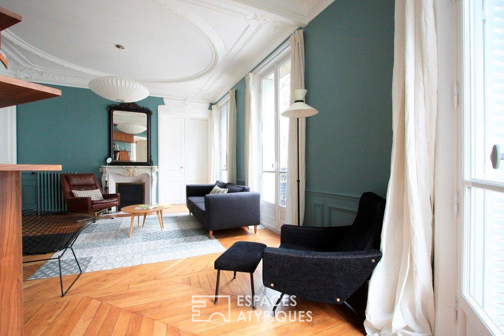 Haussmannian apartment revisited by an architect