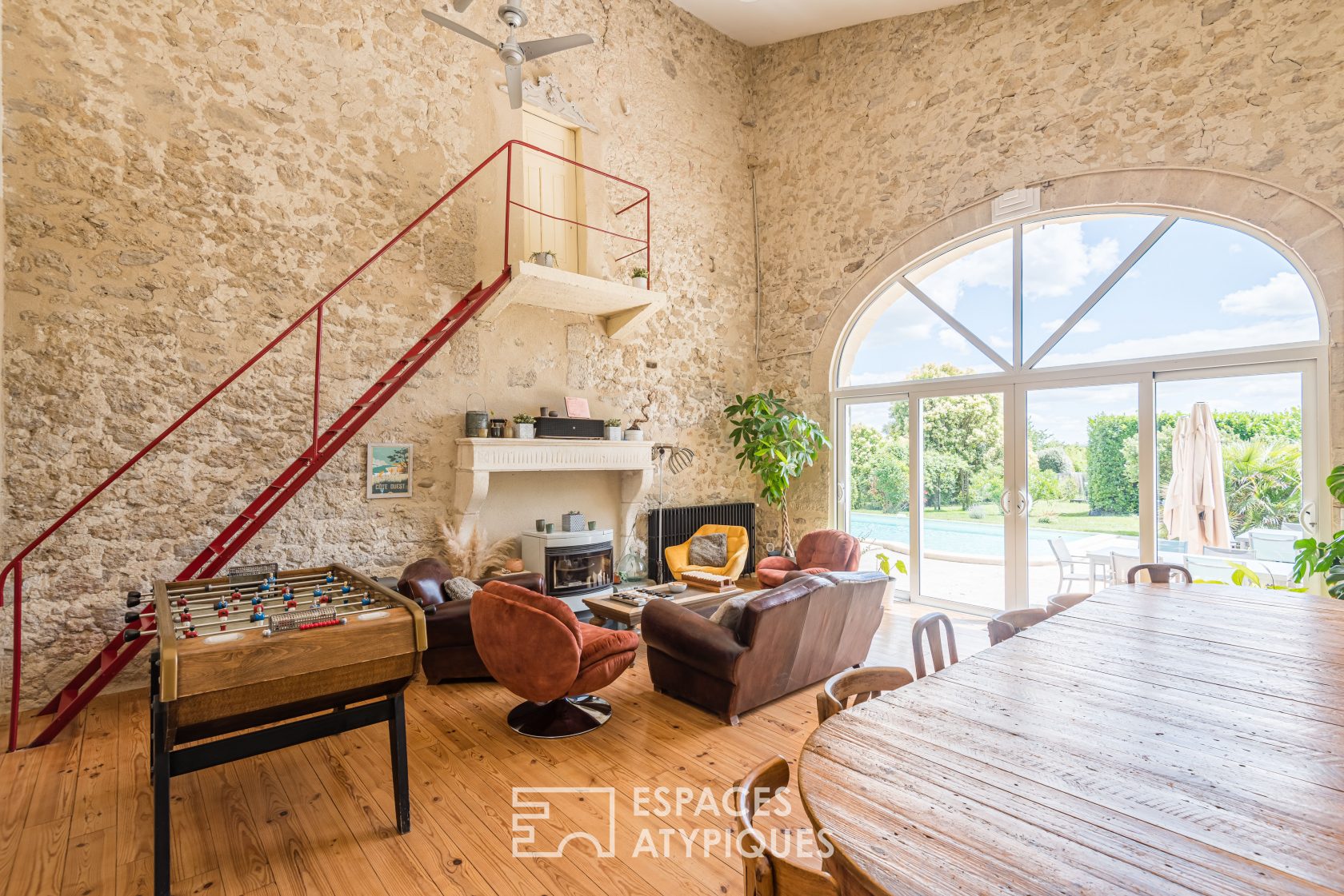 Old wine chateau renovated