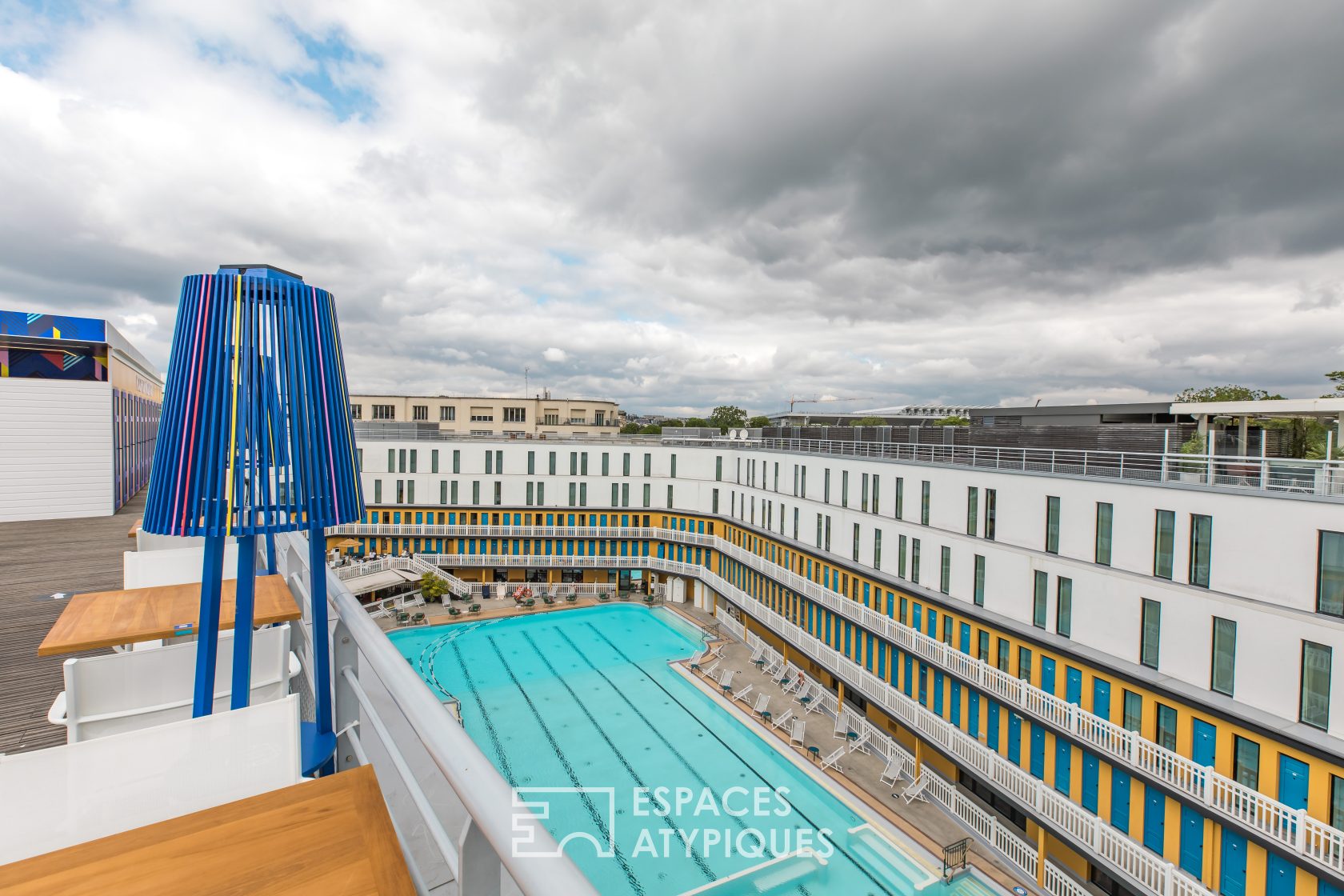 The swimming pool