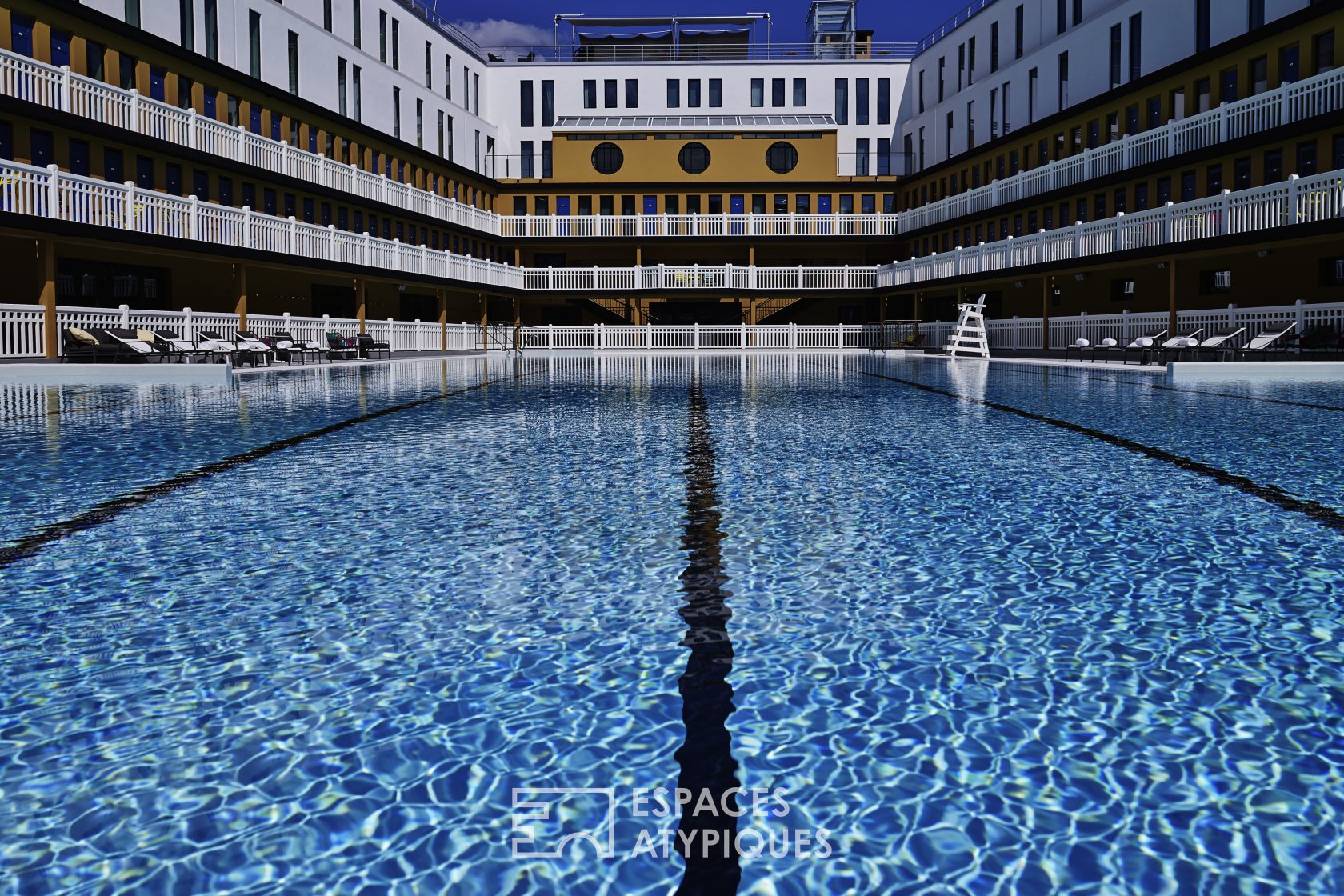 The swimming pool