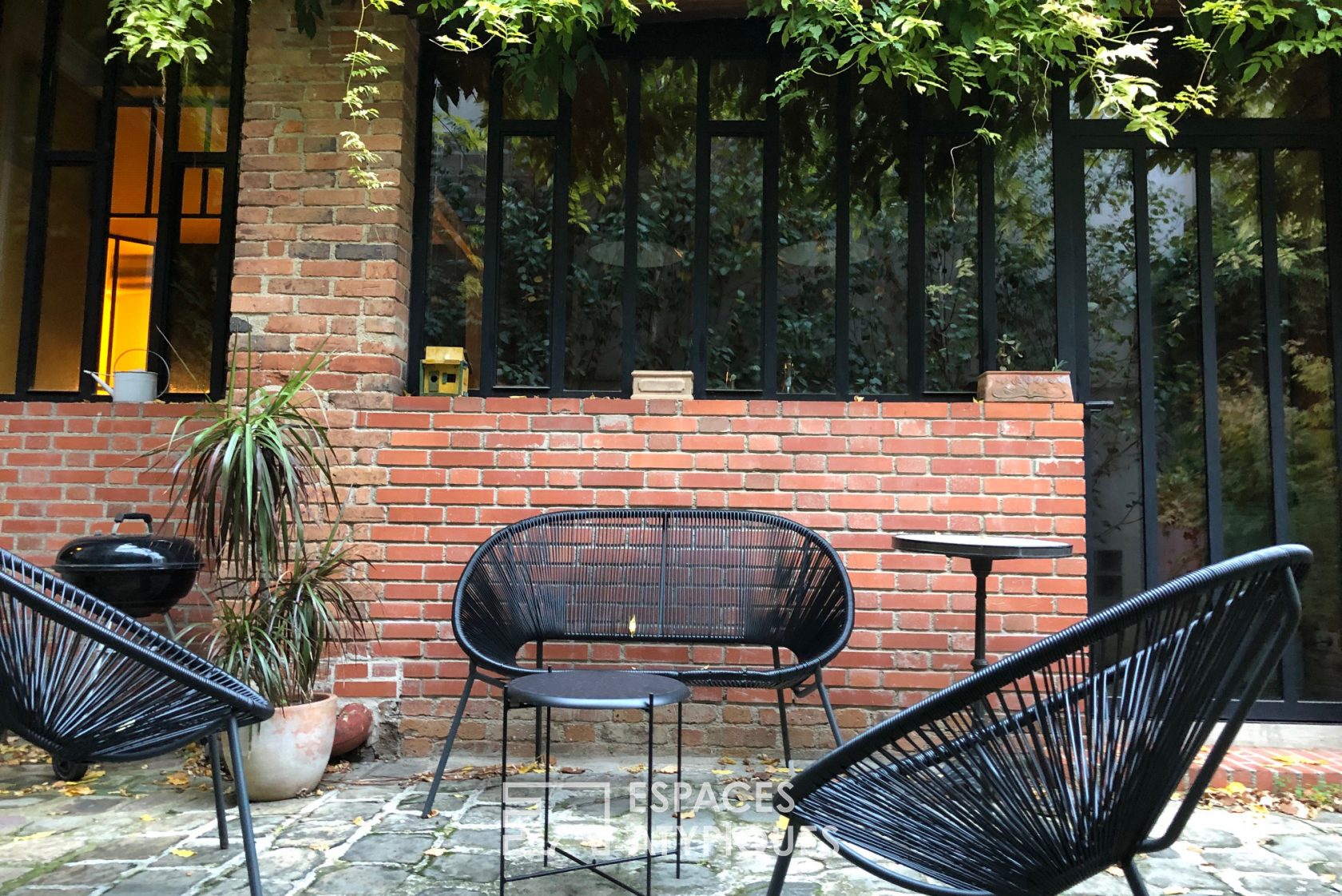 Red brick house