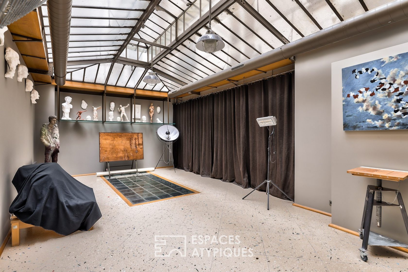 Atelier de sculpture dans un loft