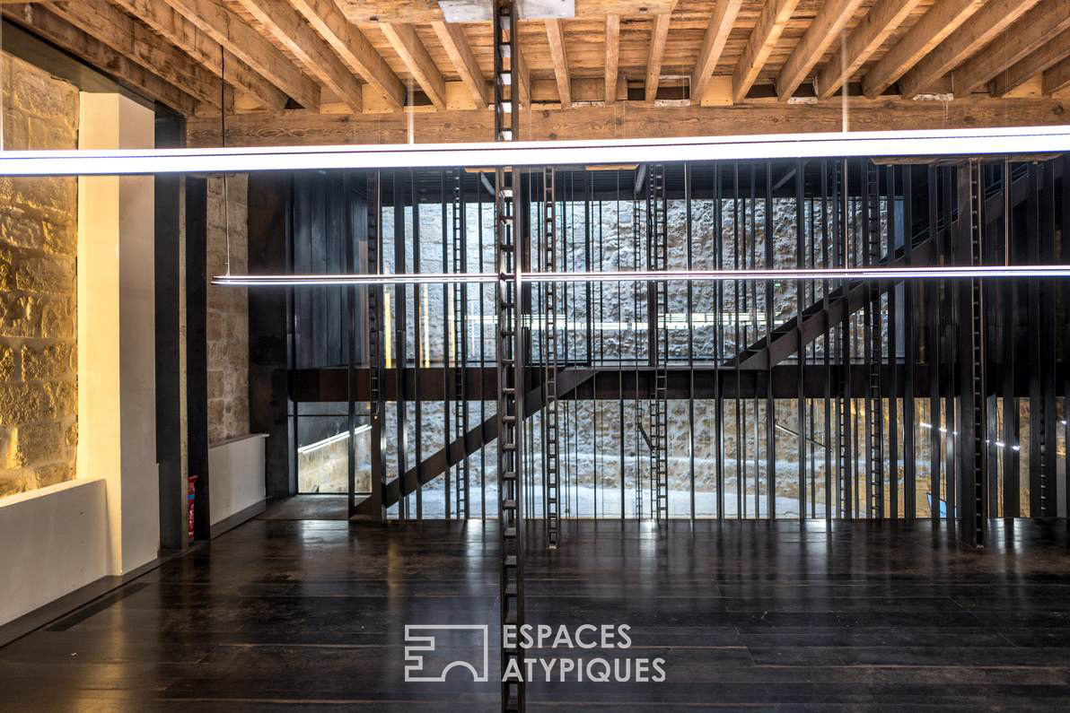 Metal industrial place