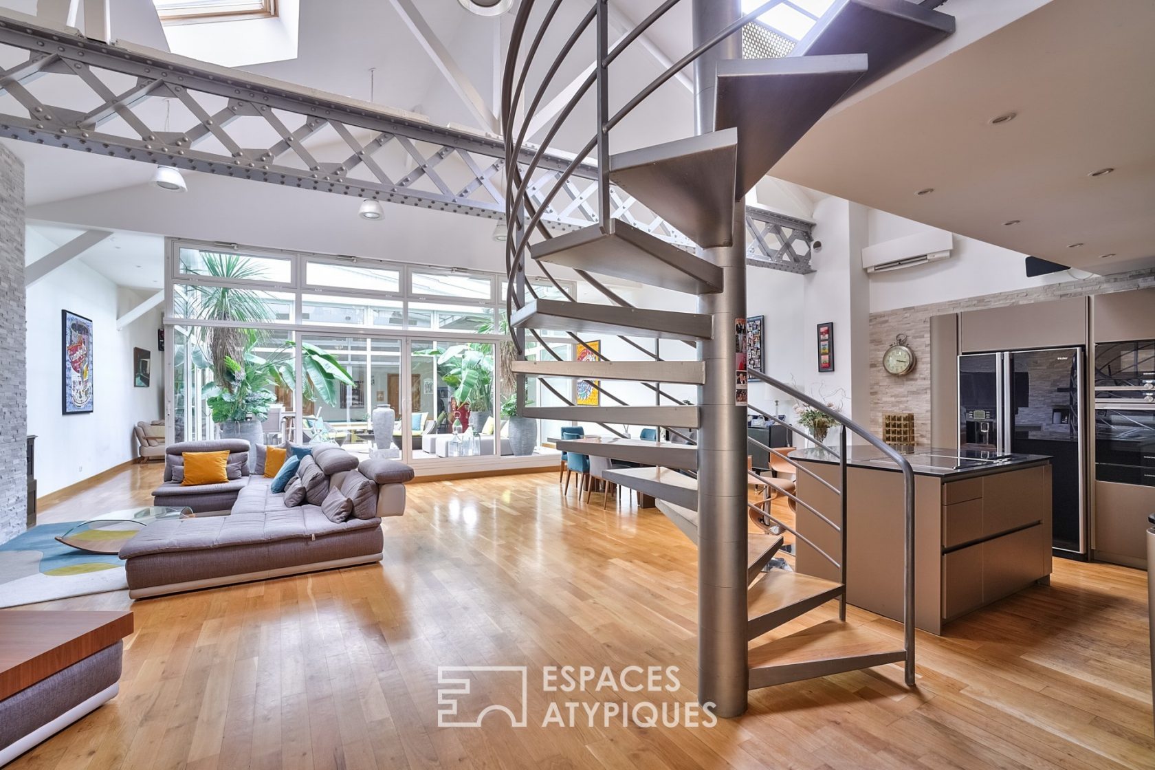 Loft with winter garden