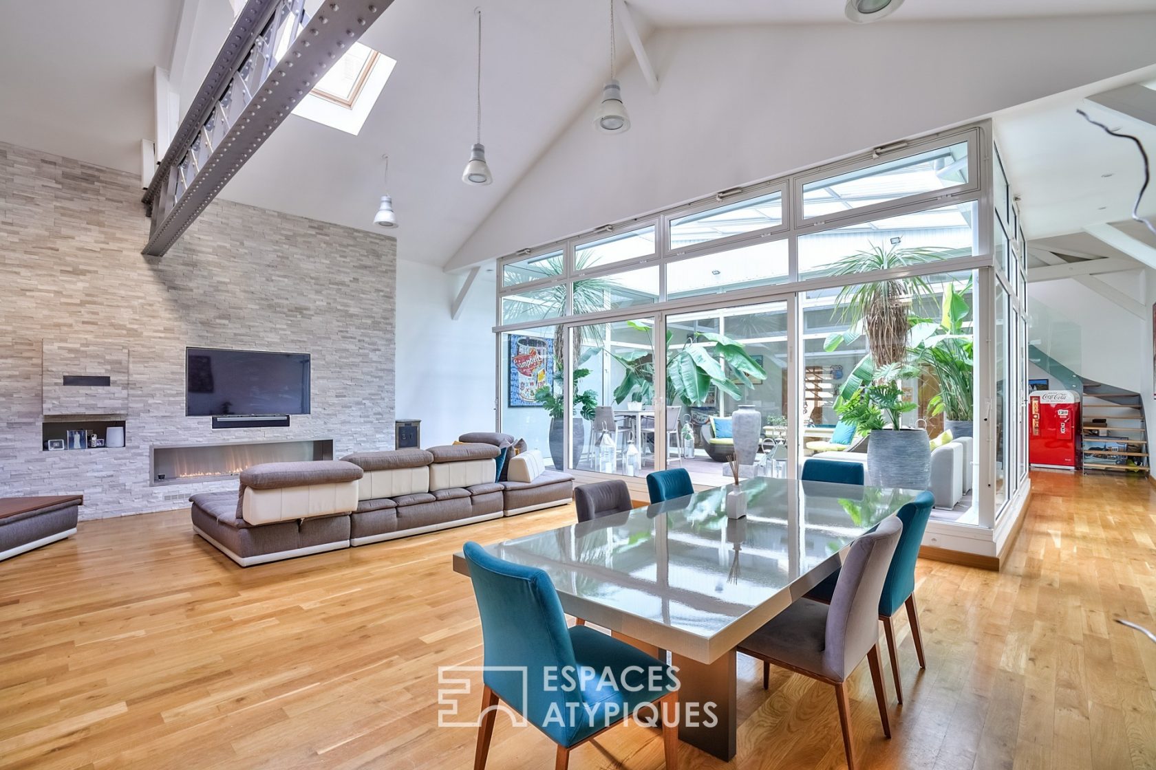 Loft with winter garden