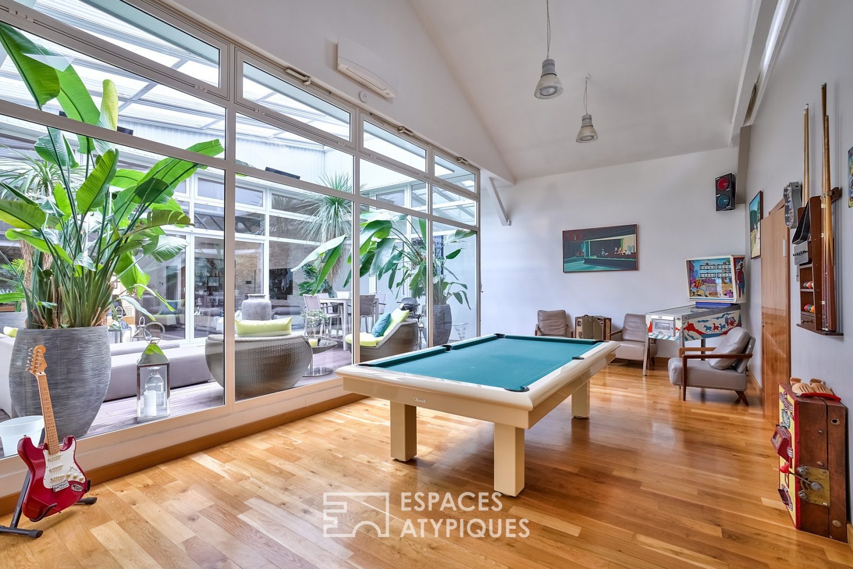 Loft with winter garden