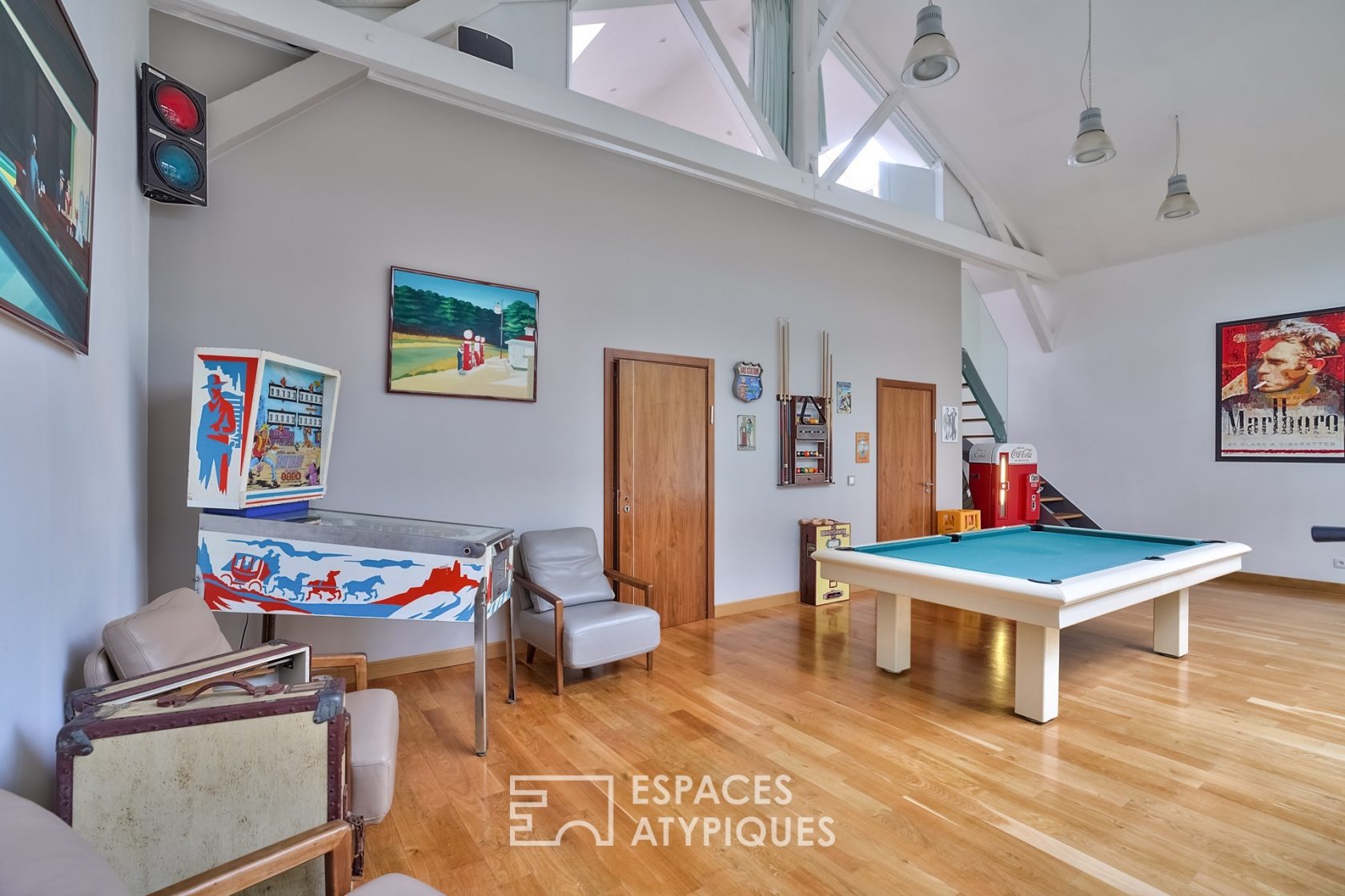 Loft with winter garden