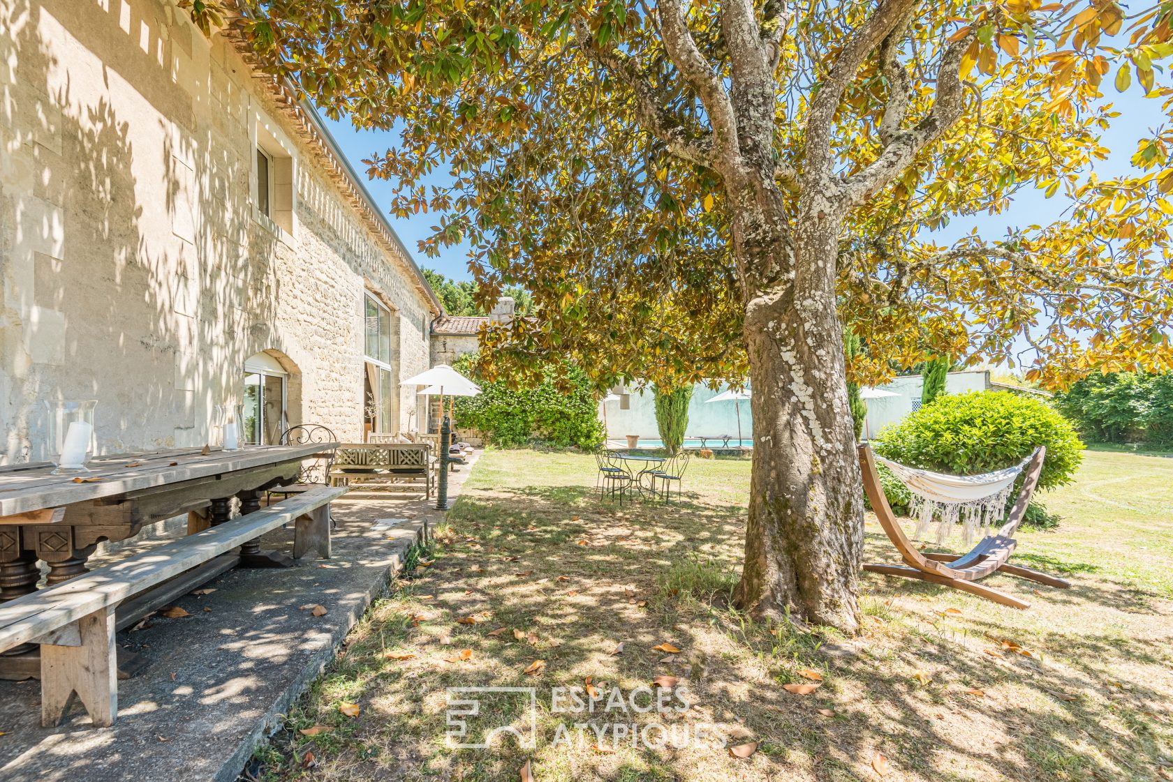 Old renovated priory in Gironde