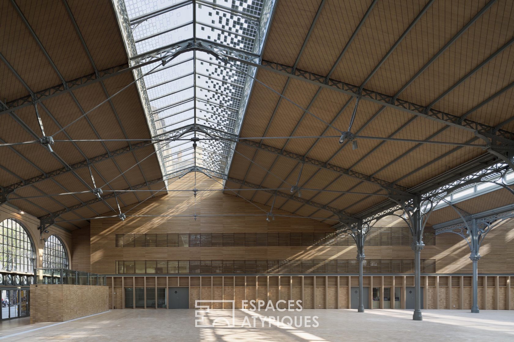 The hall and its auditorium