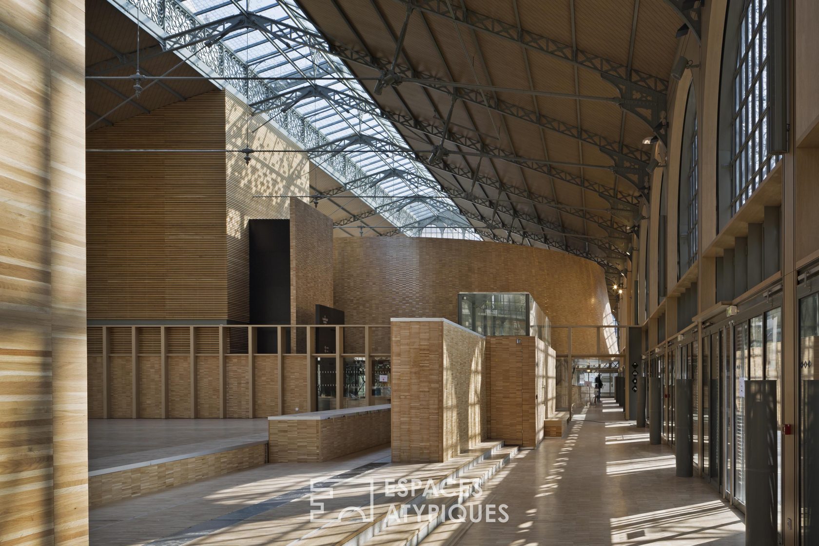 The hall and its auditorium