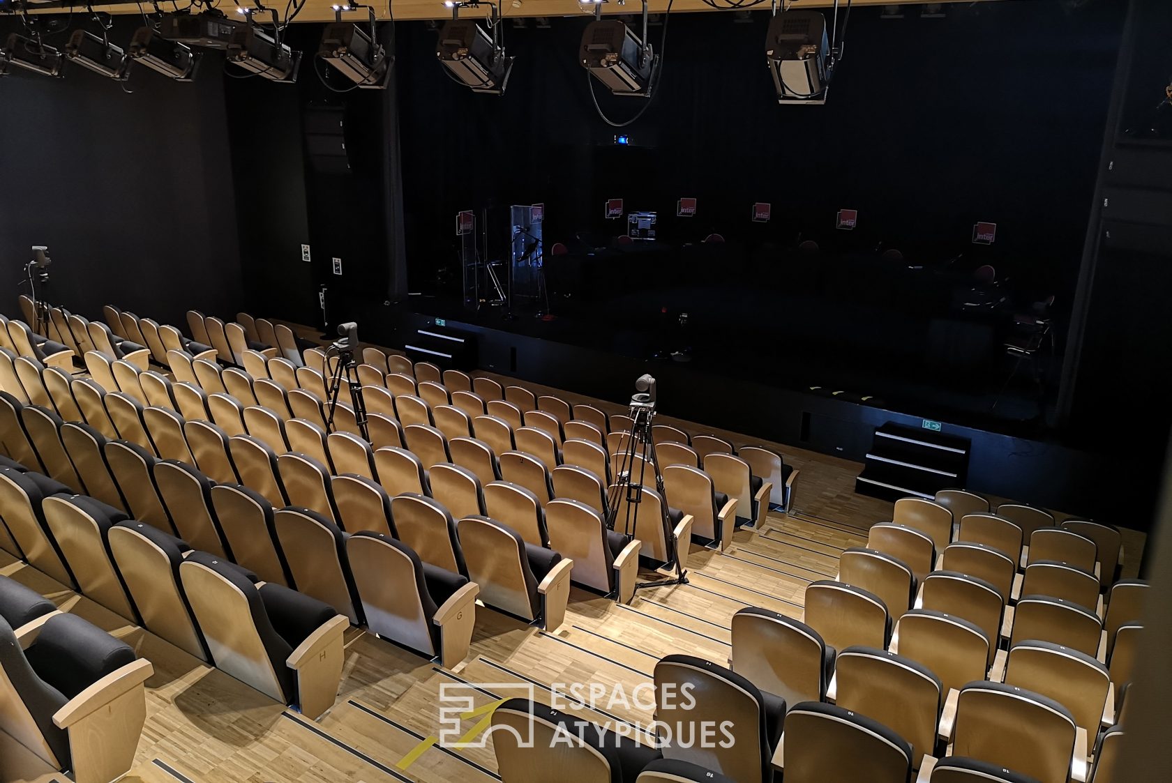 The hall and its auditorium