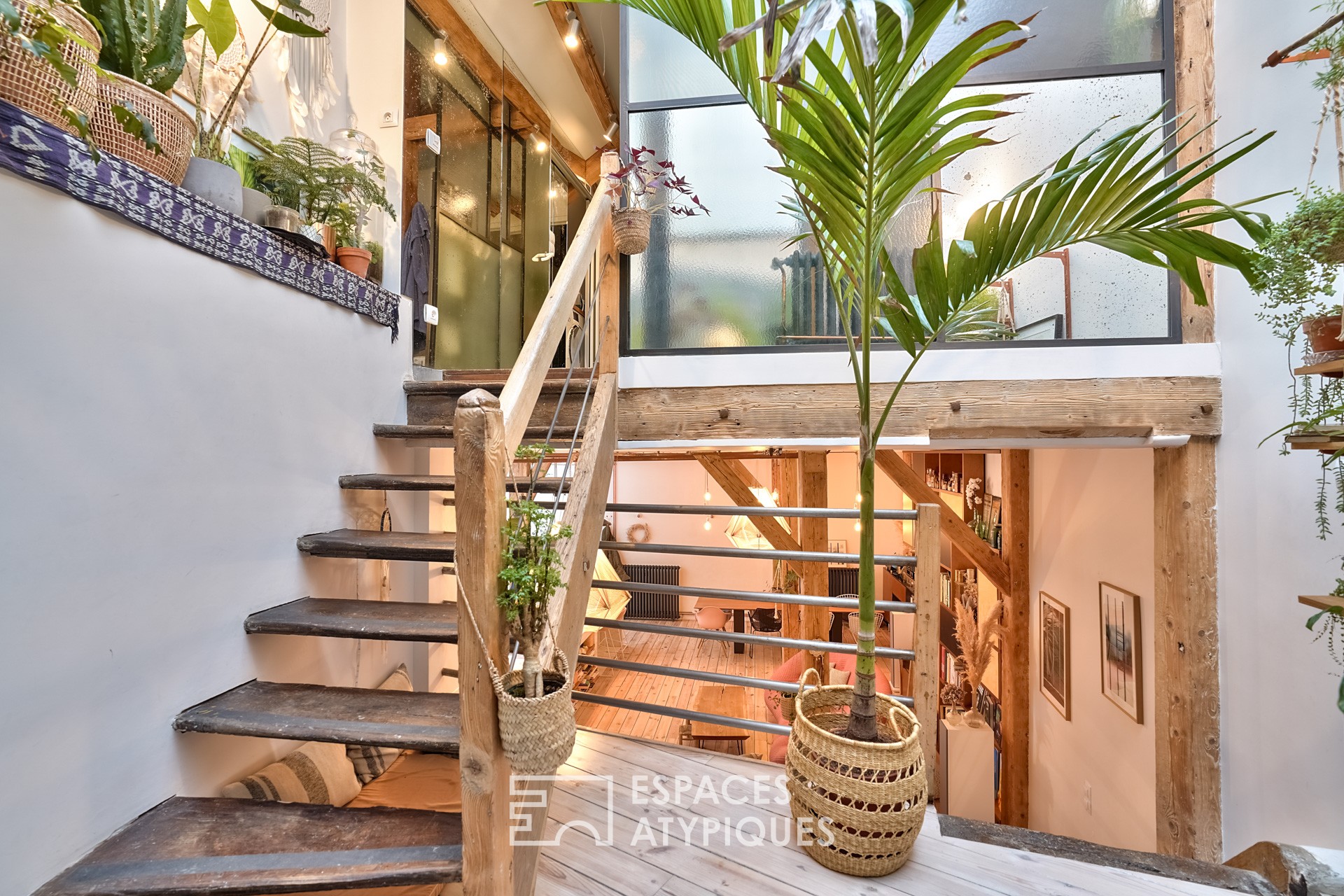 Loft verdoyant et boisé