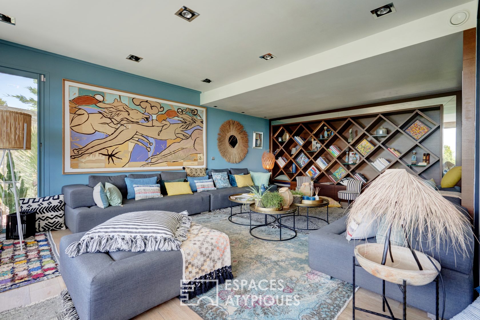Bohemian chic architect house