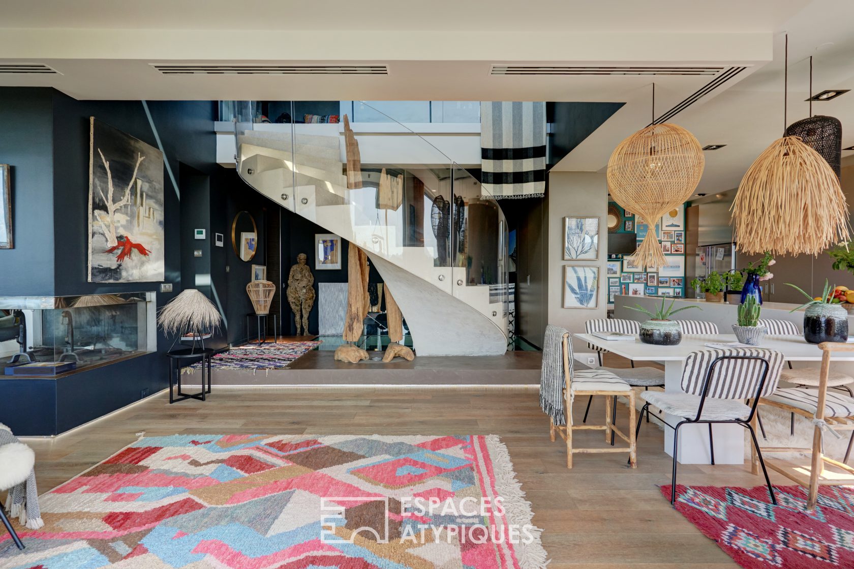Bohemian chic architect house
