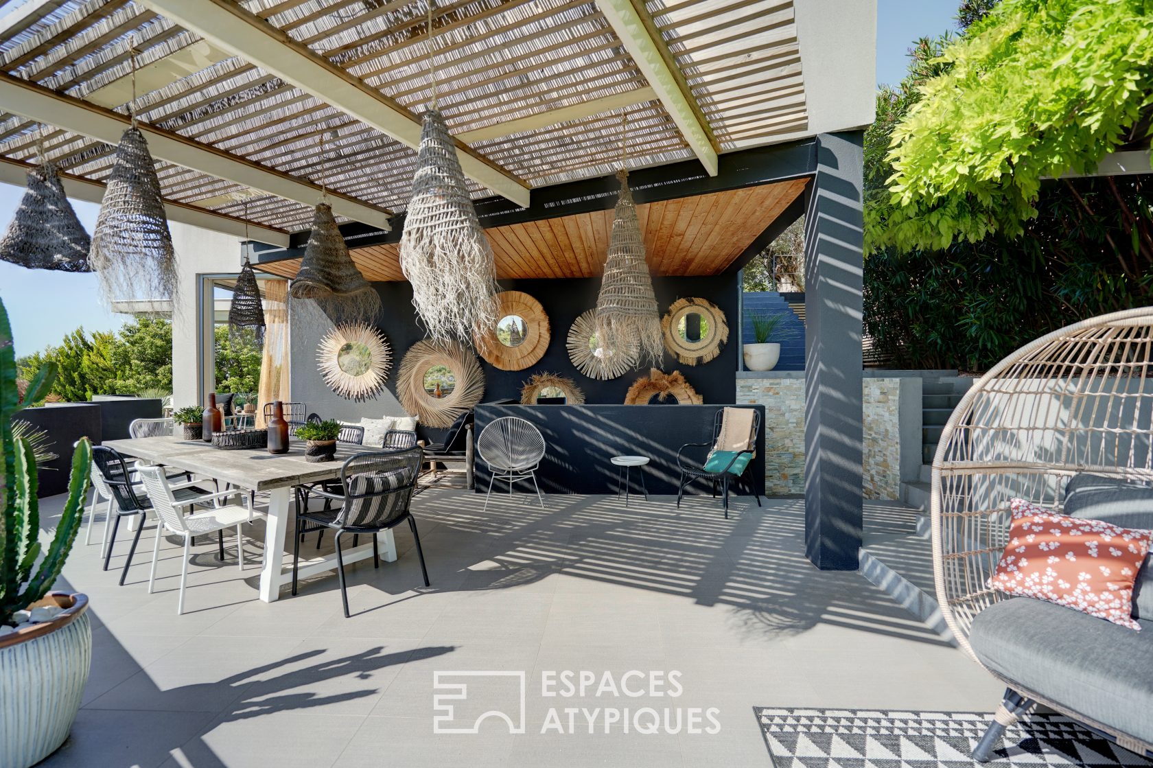 Bohemian chic architect house