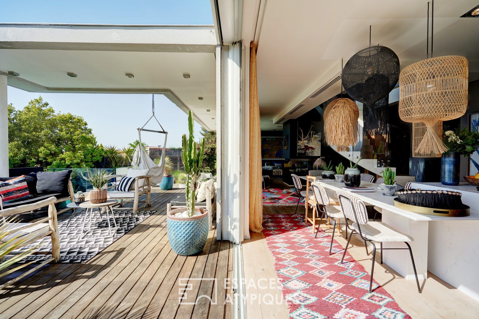 Bohemian chic architect house