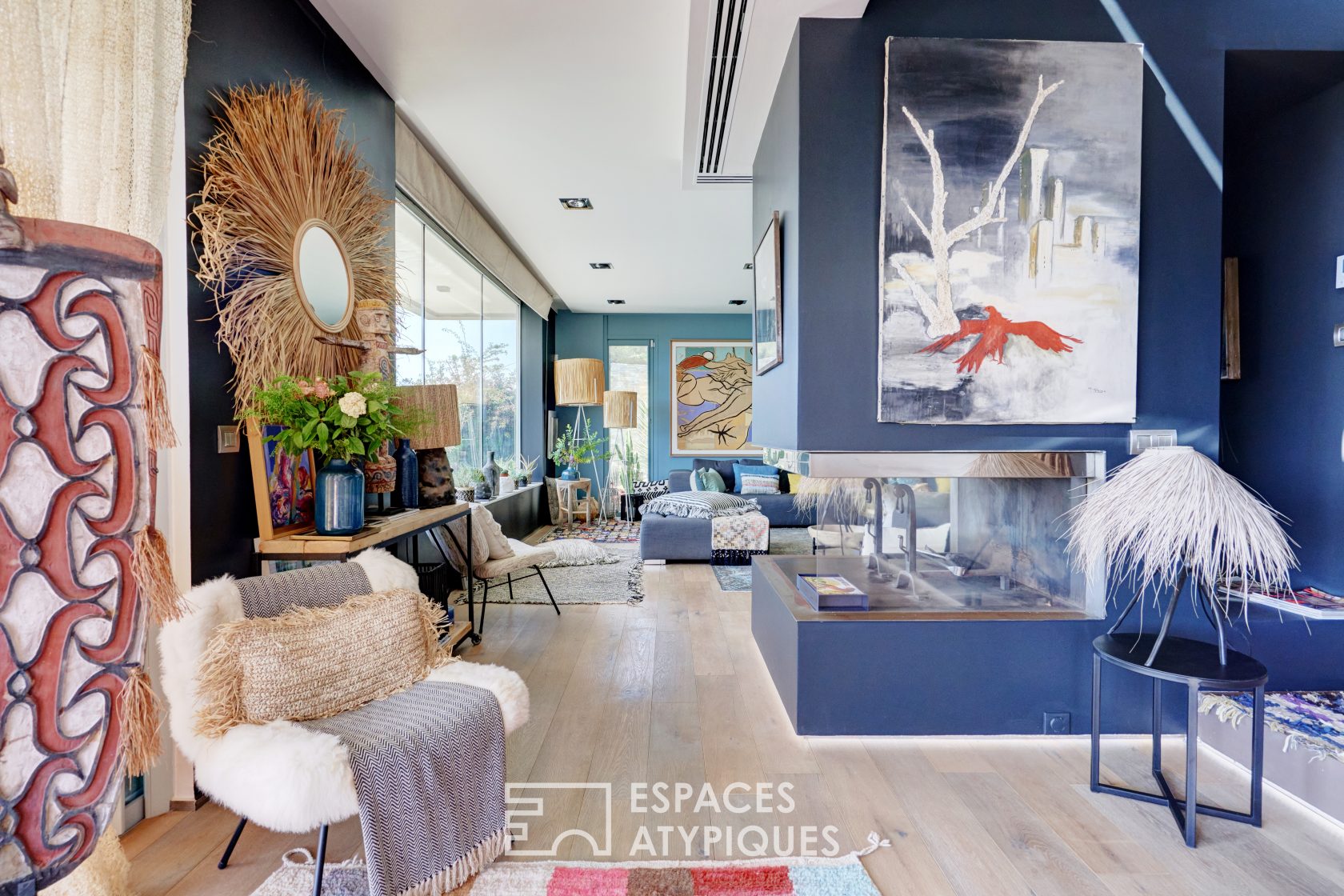 Bohemian chic architect house