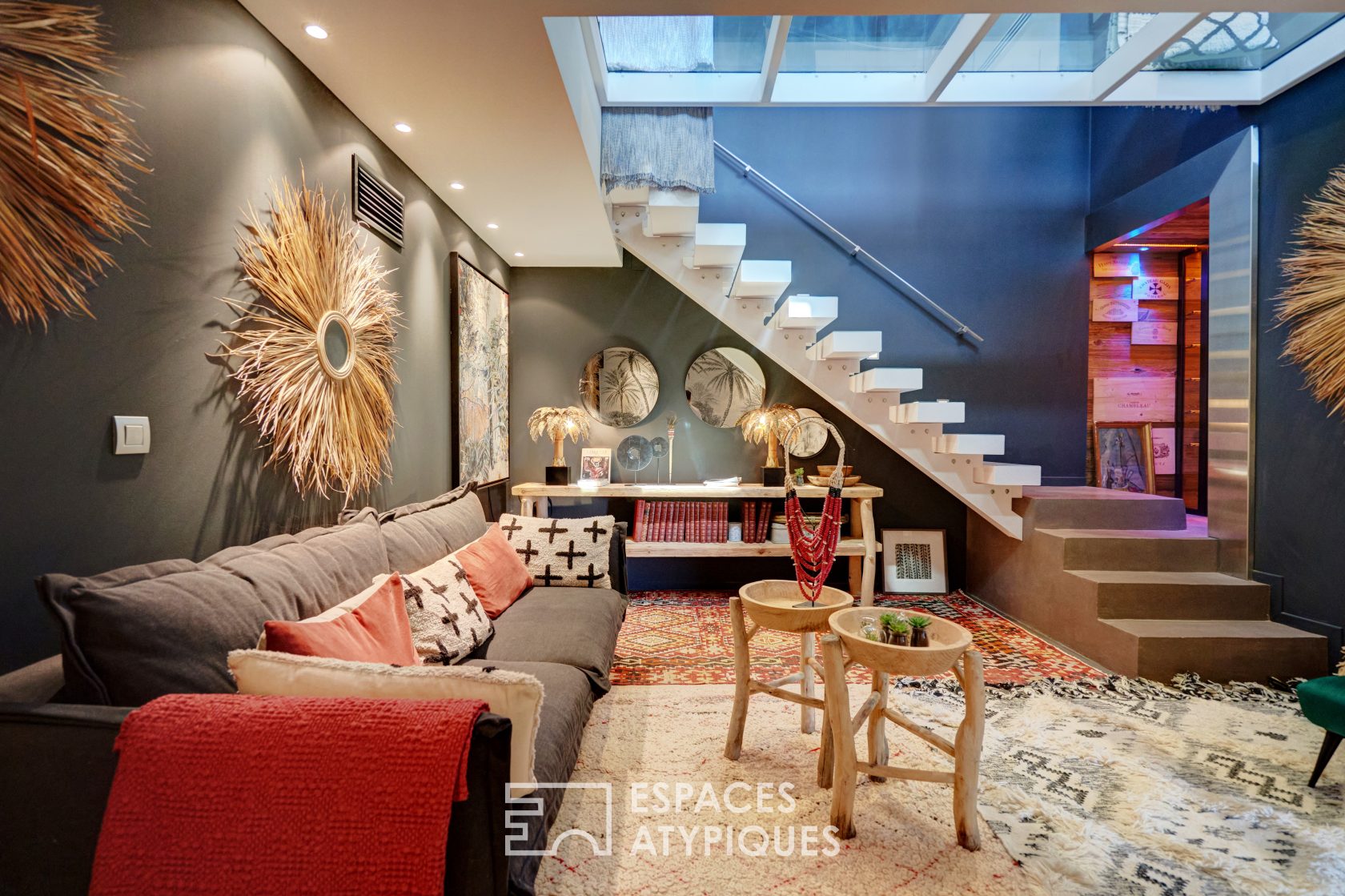 Bohemian chic architect house