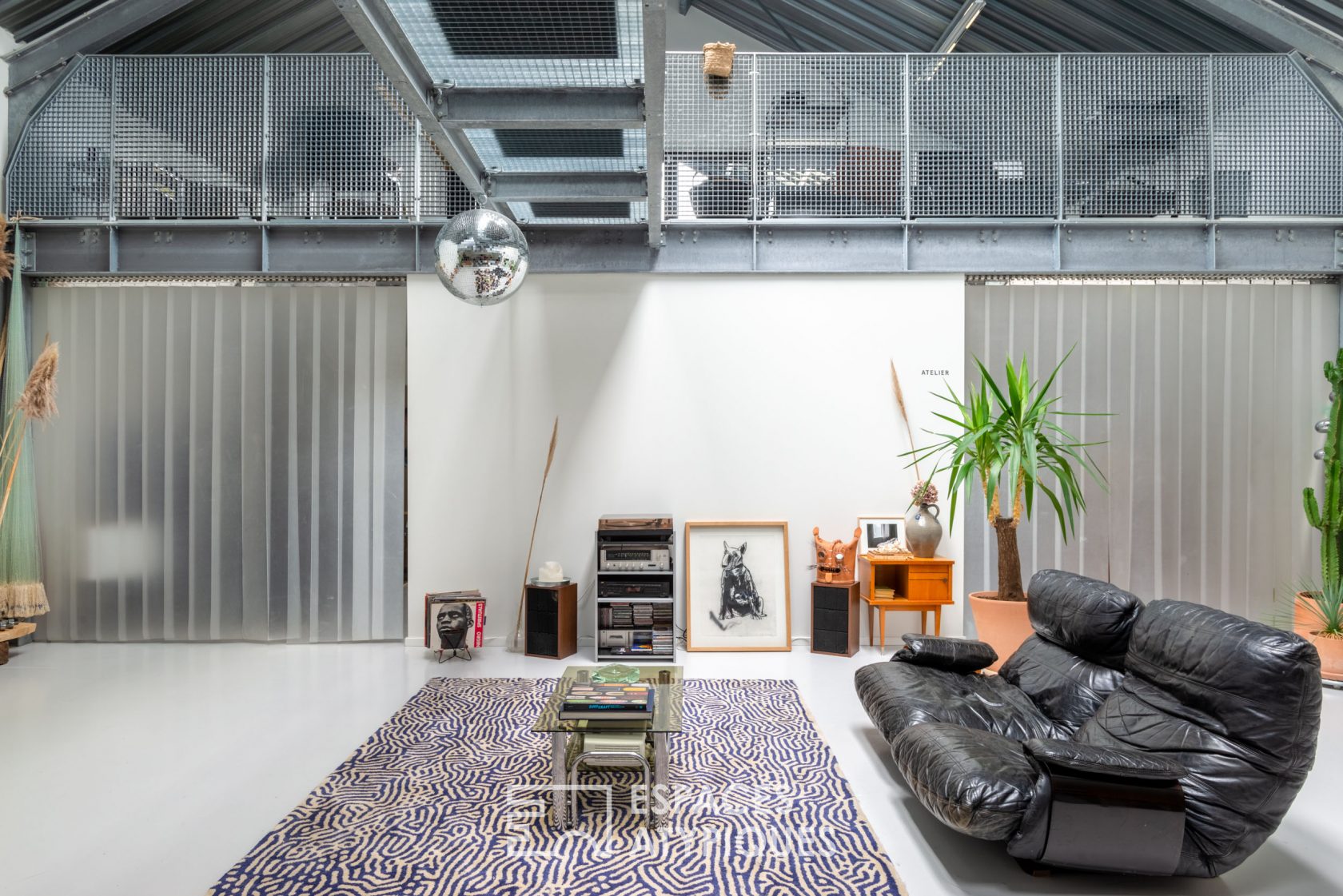 Metal house with sea view