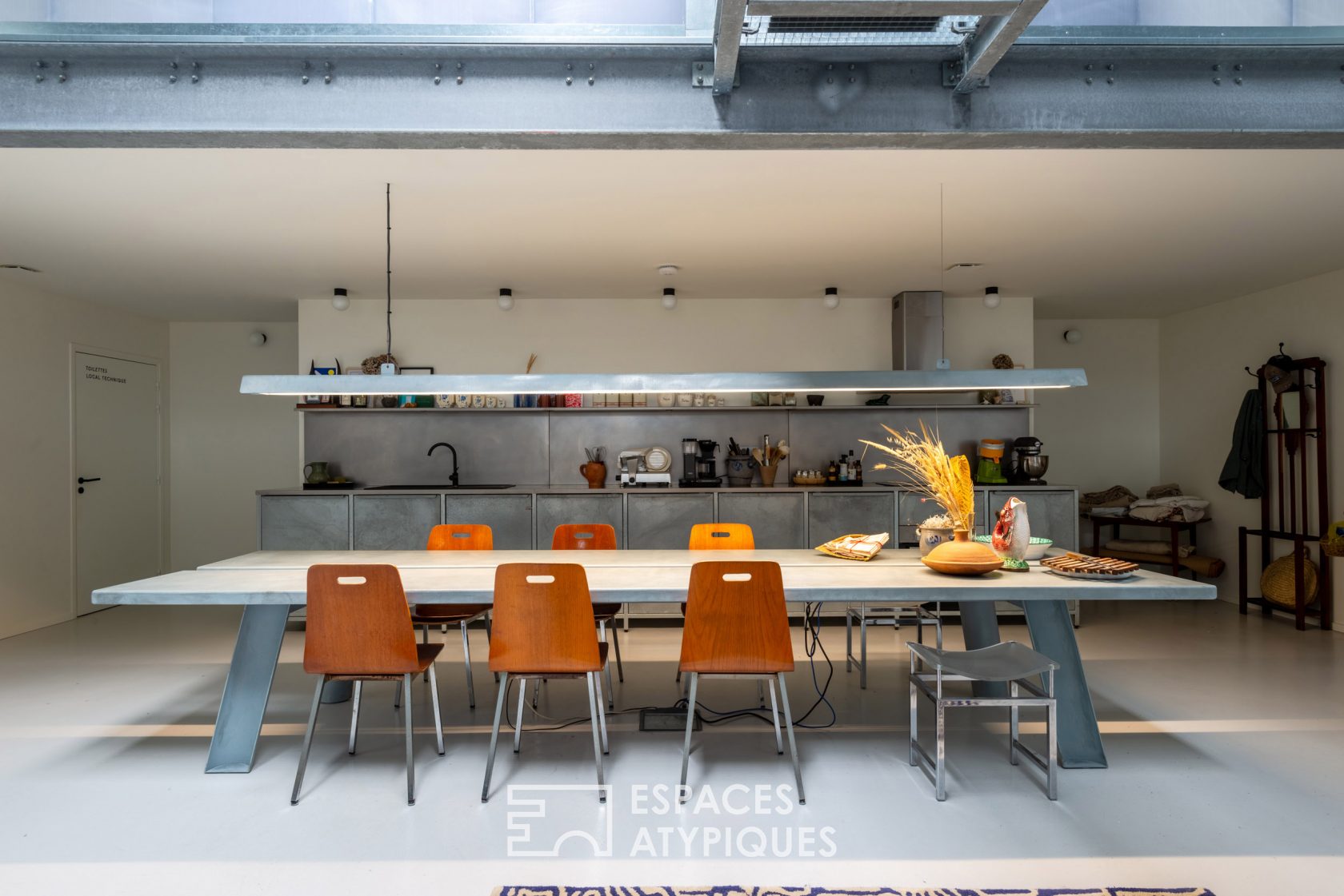 Metal house with sea view