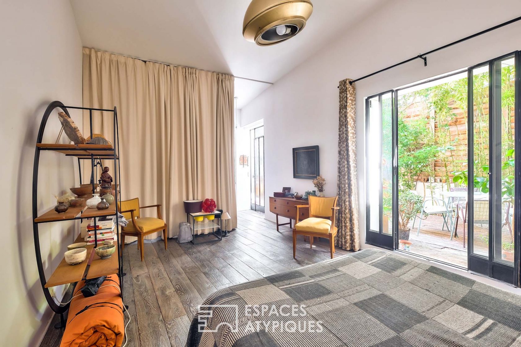 Loft house with patio 11