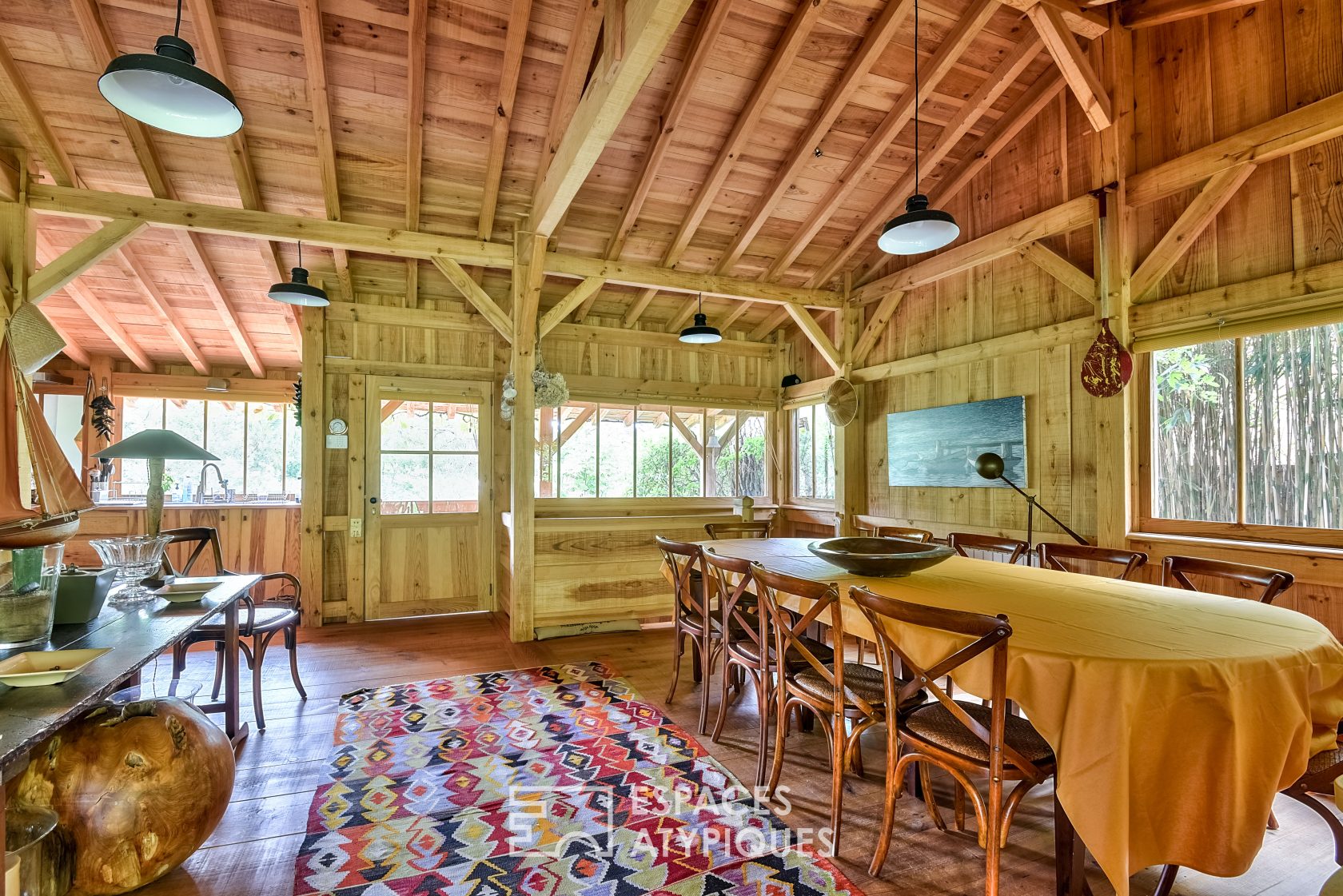 Wood house cap ferret