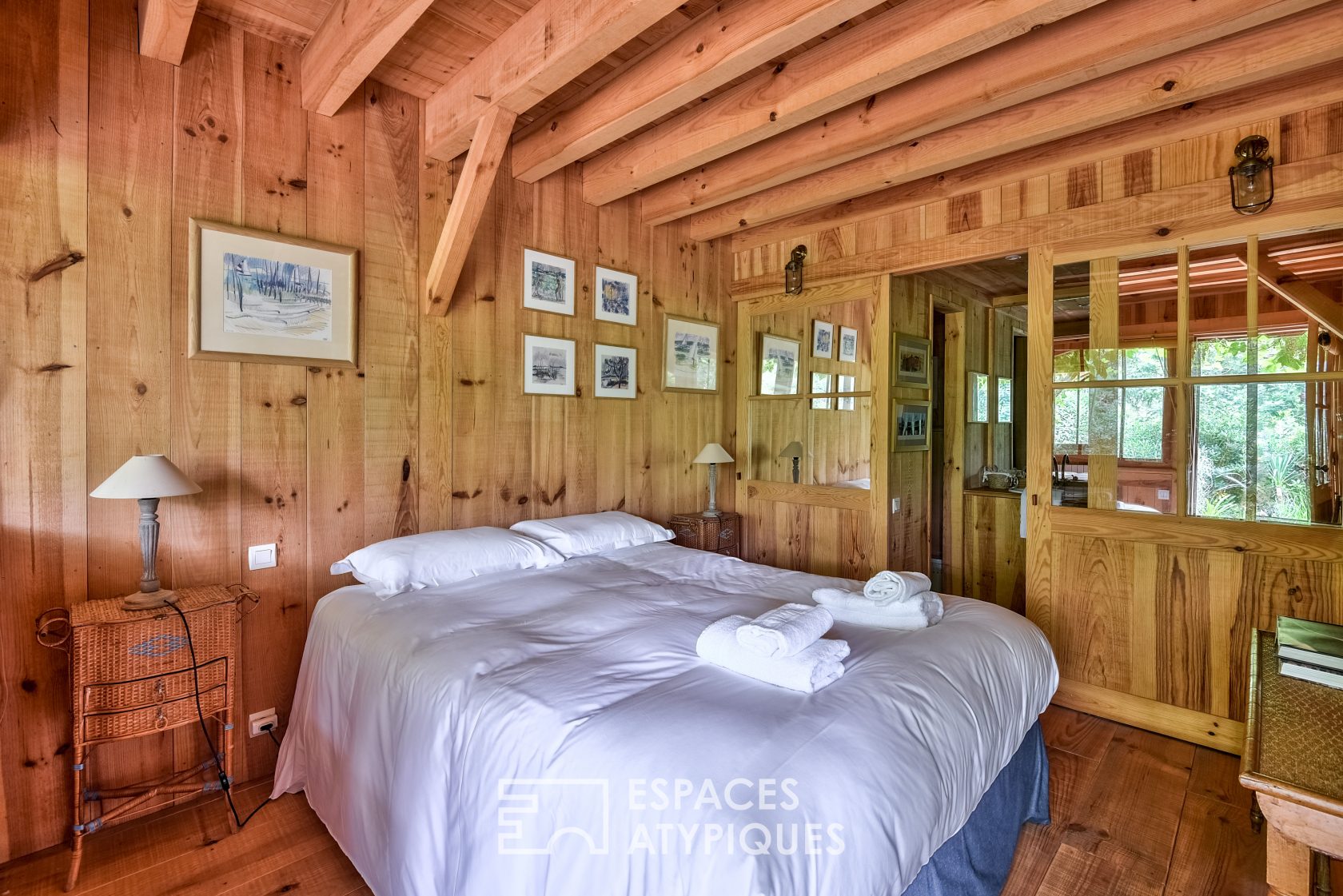 Wood house cap ferret