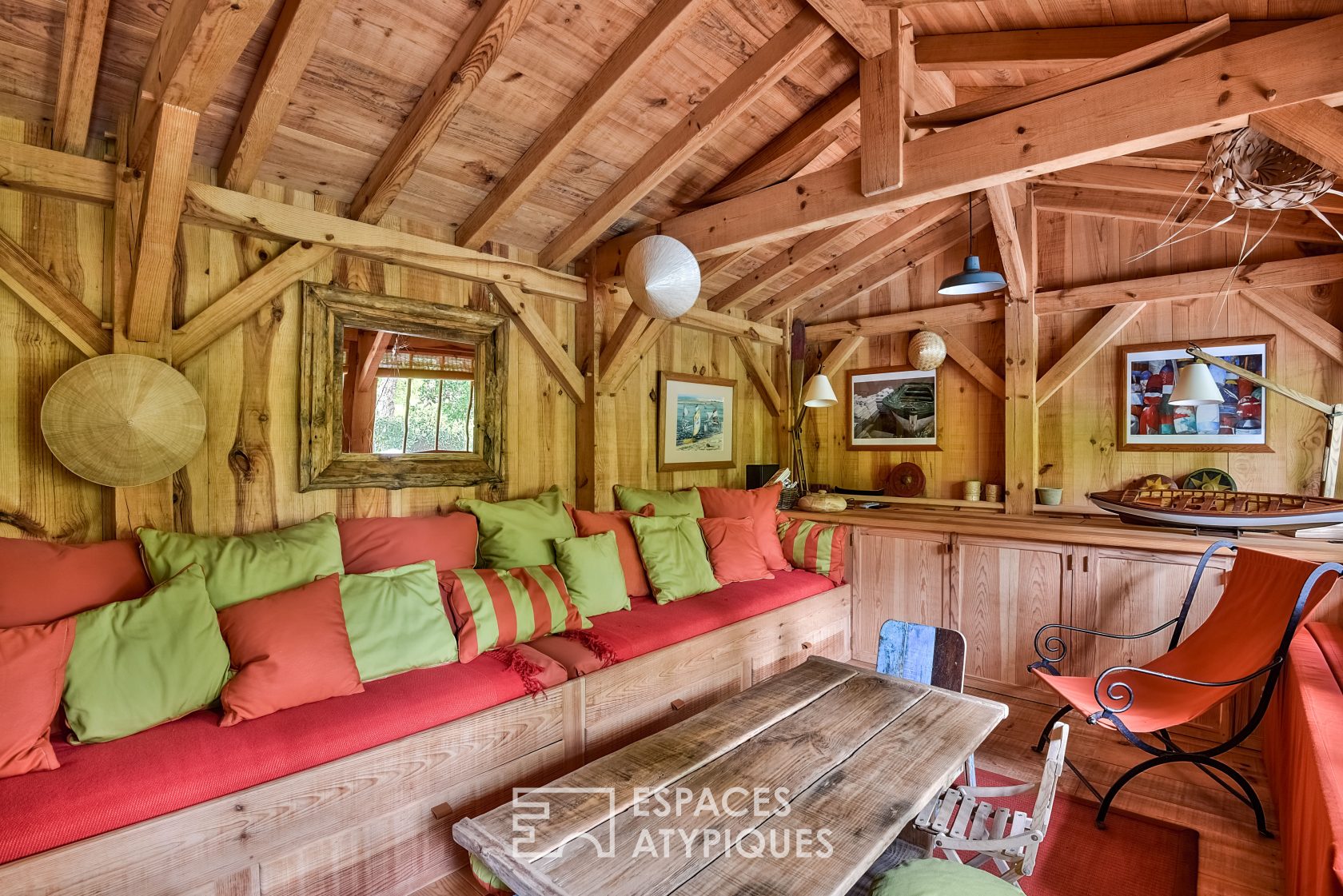 Wood house cap ferret