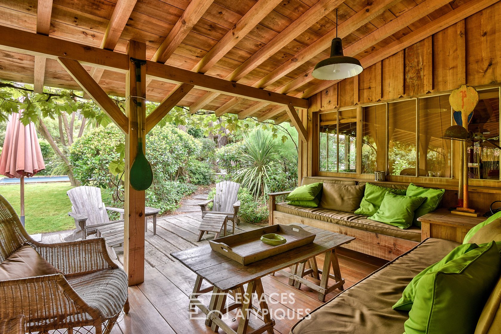 Wood house cap ferret