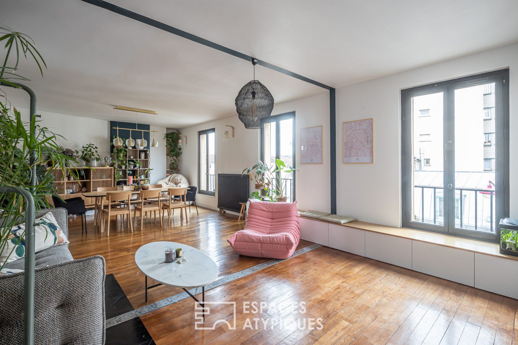 Appartement dans un immeuble des années 30