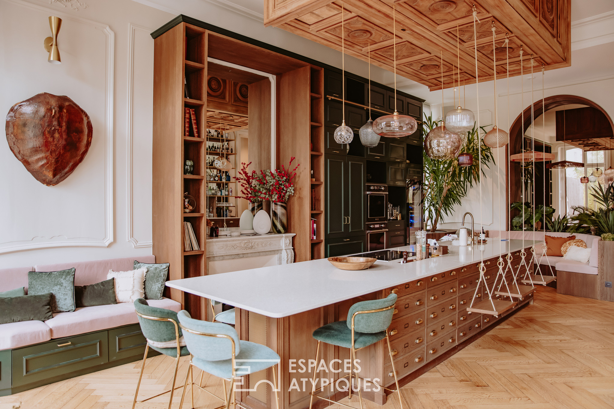 Hôtel particulier déco dans le centre de Nantes