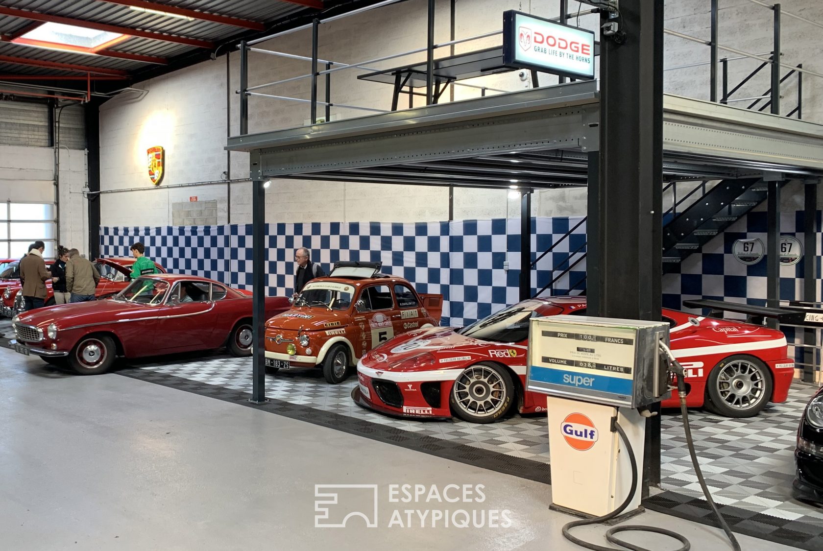 Classic car workshop