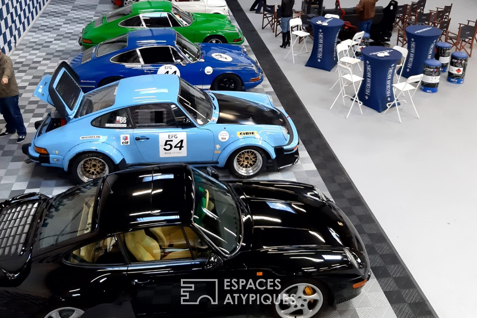Classic car workshop