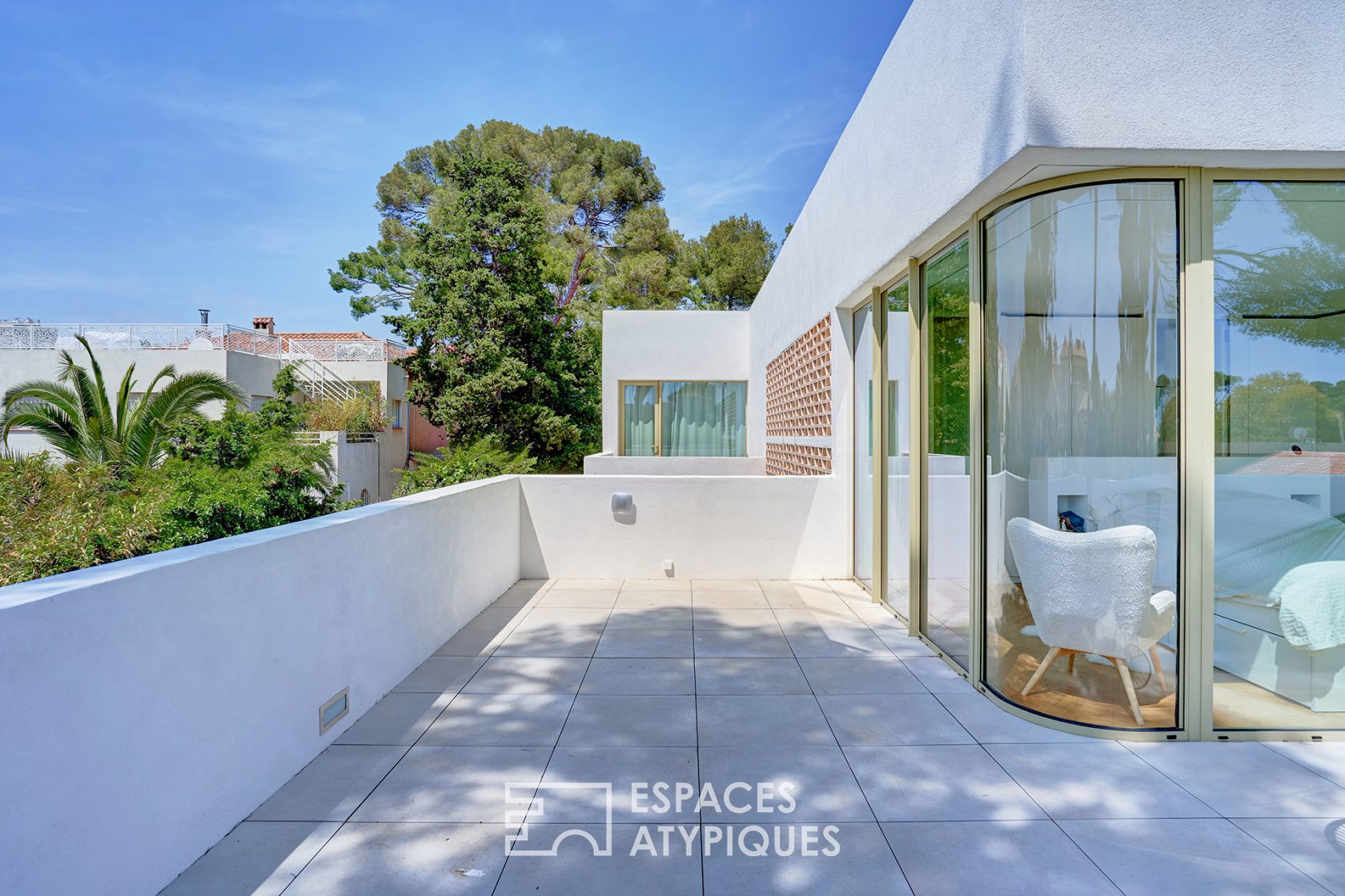 Architectural terrazzo house