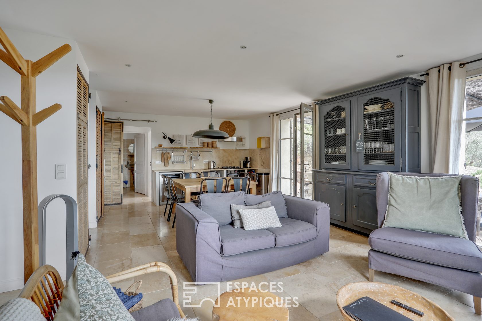 Provencal estate with stone terraces and swimming pools