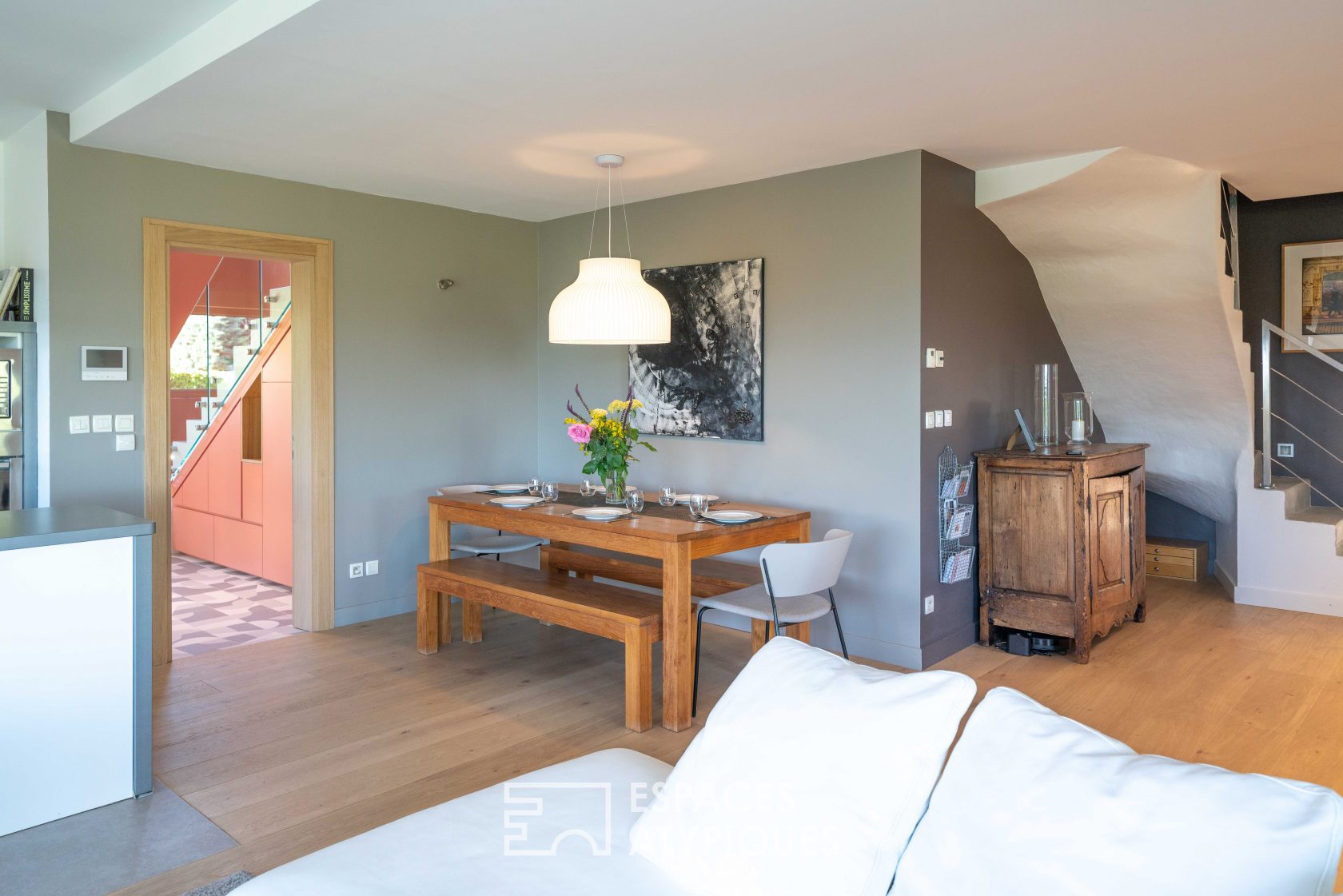 The pink studio house