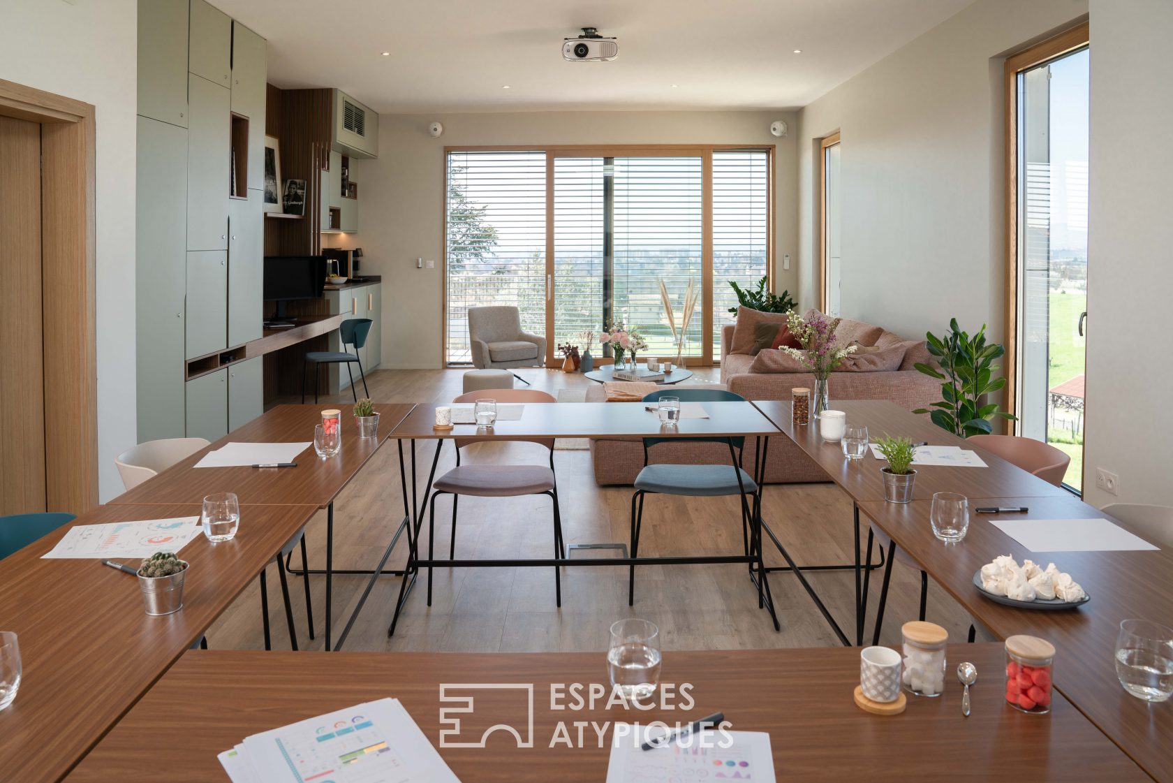 The pink studio house