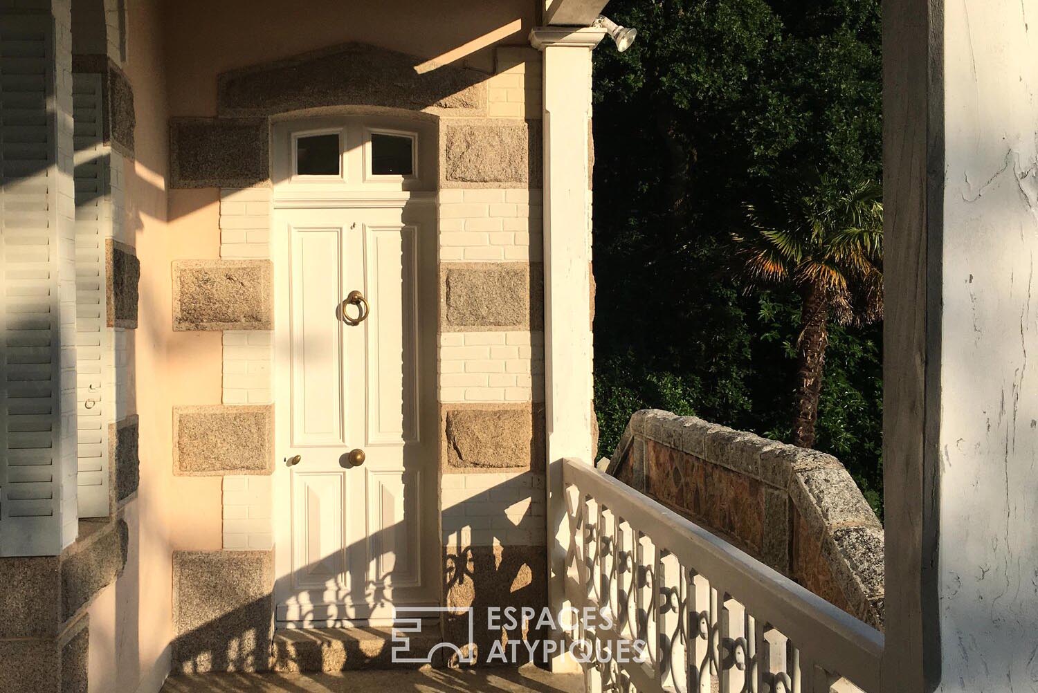 Colonial villa in art nouveau style