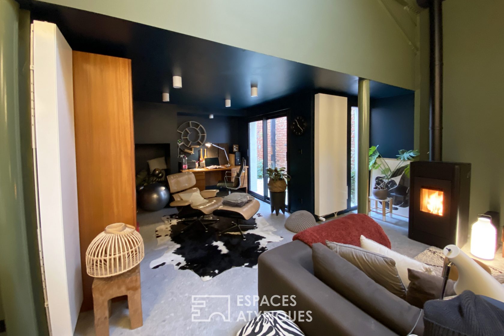 Green loft with patio