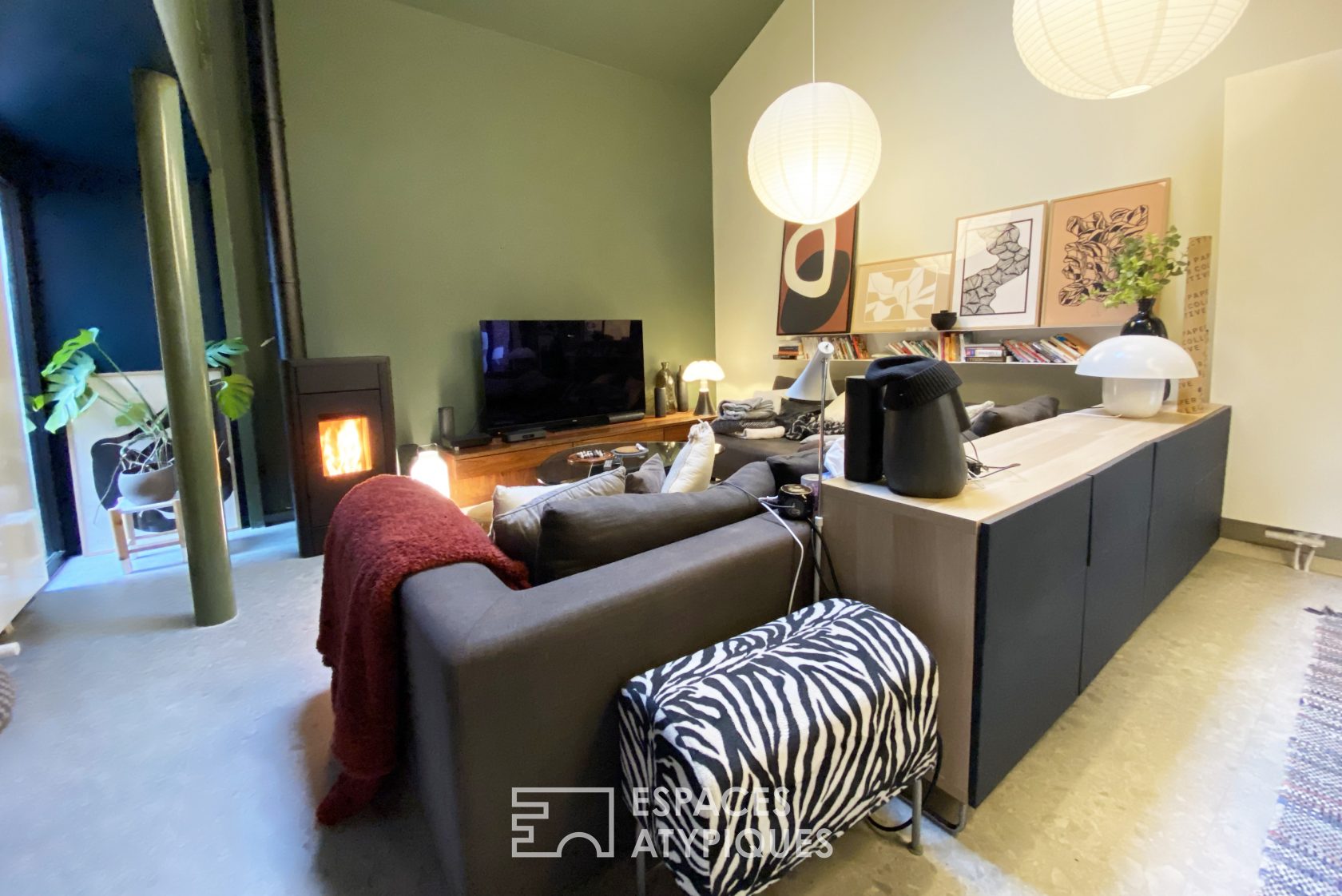Green loft with patio