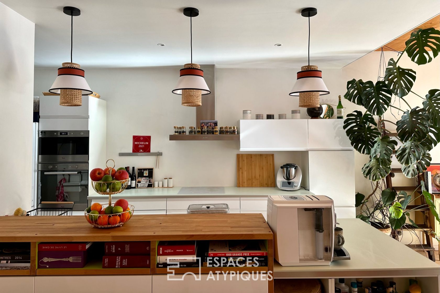 Contemporary architect loft with patio