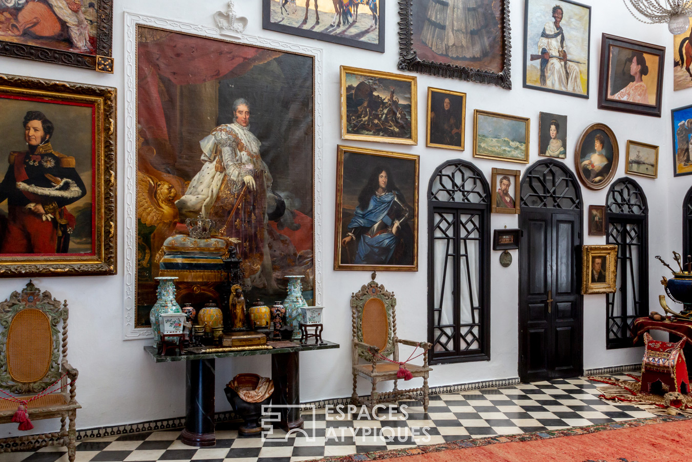 Colorful Moroccan riad