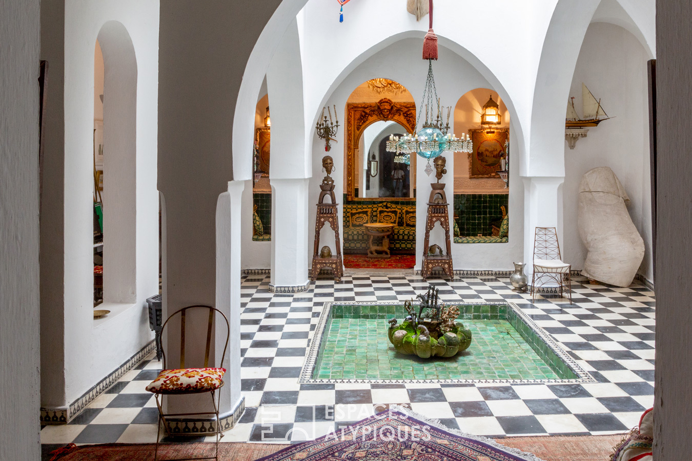 Riad marocain coloré