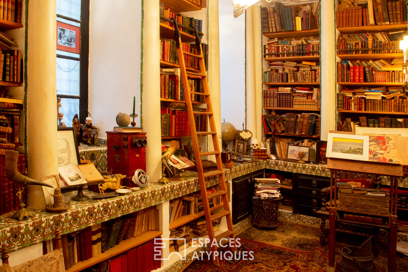 Colorful Moroccan riad