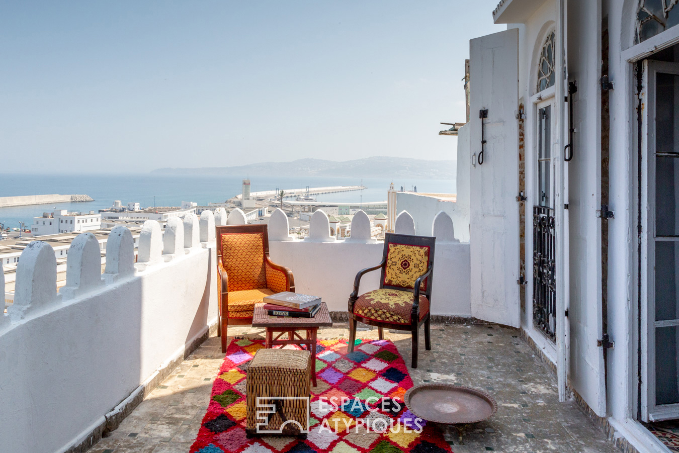 Colorful Moroccan riad