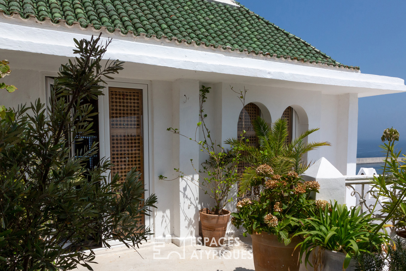 Colorful Moroccan riad