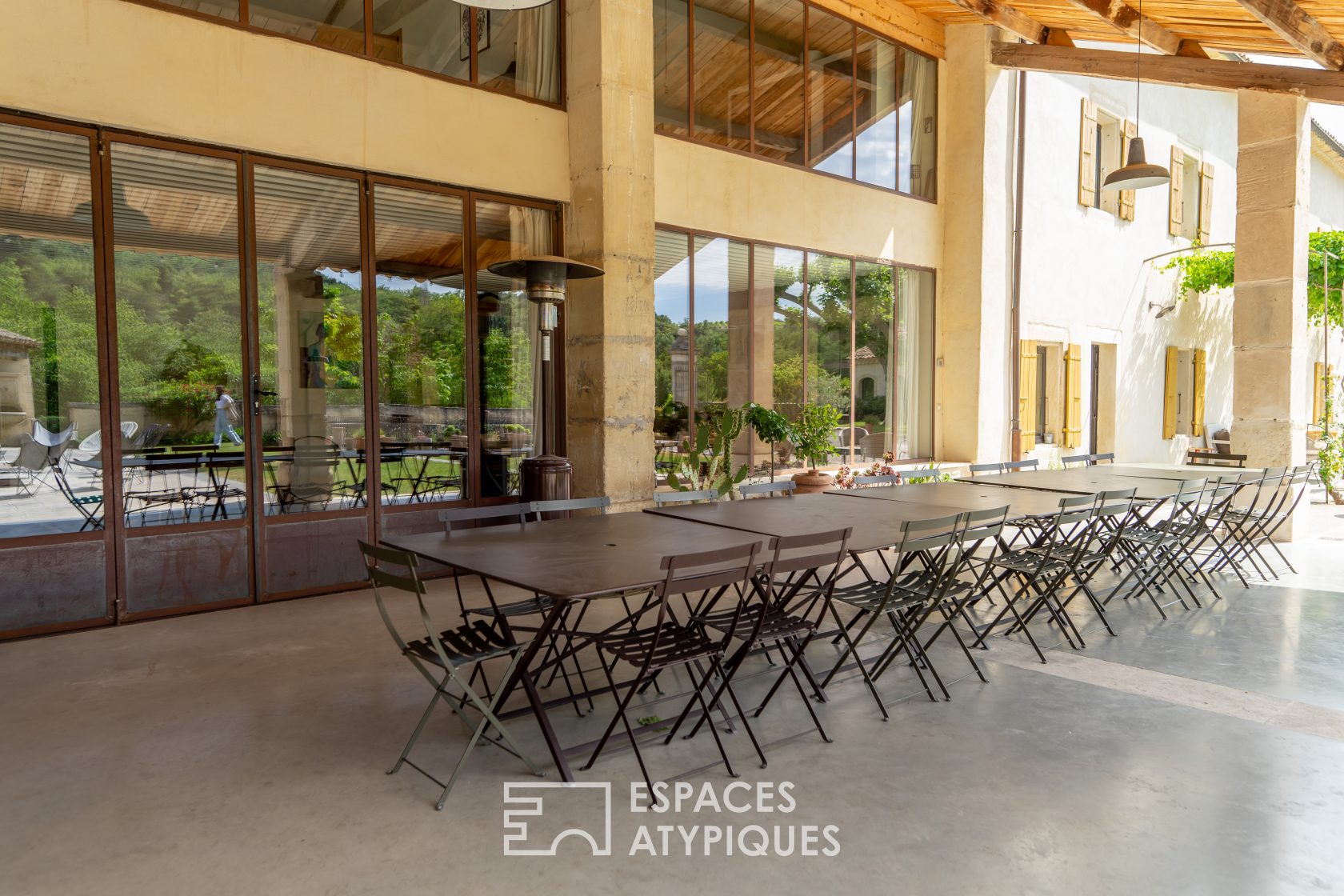 Mas de m house in the vineyards