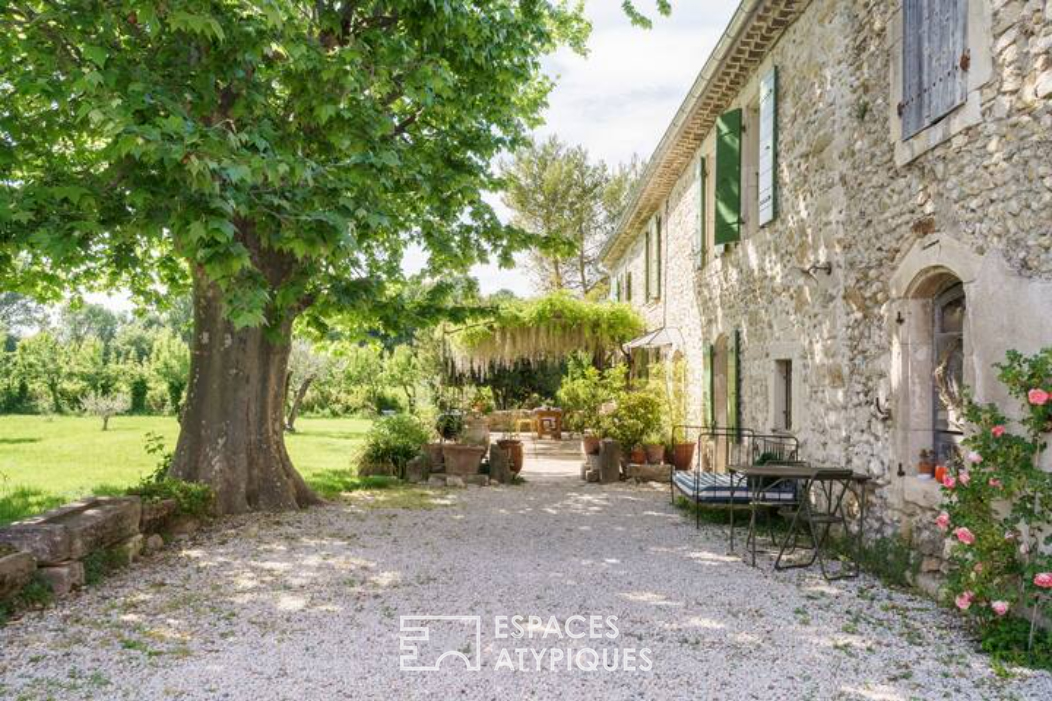 Country and colorful Provencal farmhouse