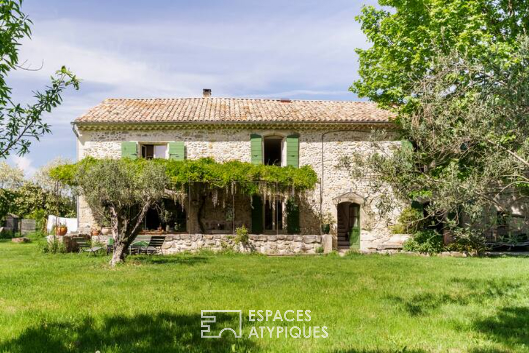 Country and colorful Provencal farmhouse